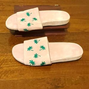 Del Toro Italian Suede Flip Flops